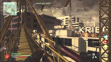 Sick New MW2 Trickshot on Highrise Crane!! (WaZz)
