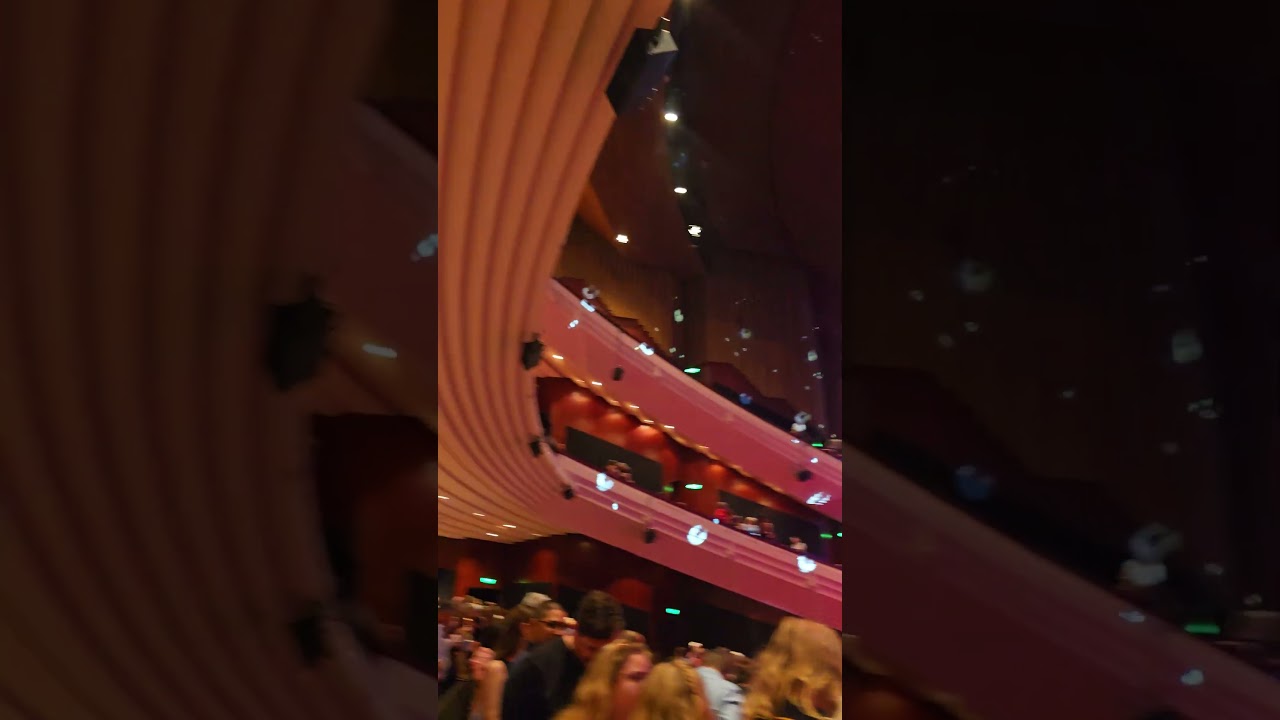 Coz cameras are not allowed while the show is running 