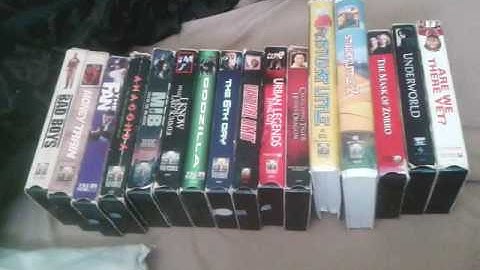 My Columbia TriStar VHS Collection (2017 Edition)