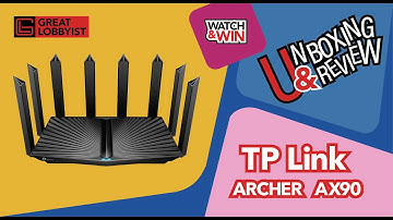 TPLINK AX90 - TriBand Wifi6 router with 6600MBPS speed