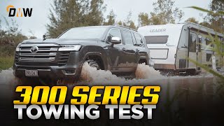 The BIGGEST LANDCRUISER 300 SERIES TOWING TEST EVER COMPLETED!  Is It Any Good?