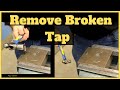 remove broken tap