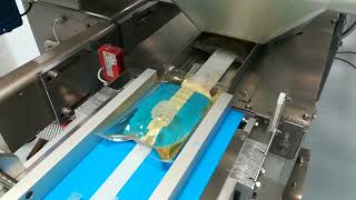 Plan It Packaging Systems Inc. Fully Automated Packaging Line Flow Wrapping Iv Bags And Into Cartons