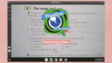 Visualizer for Chromebook - Recording Video