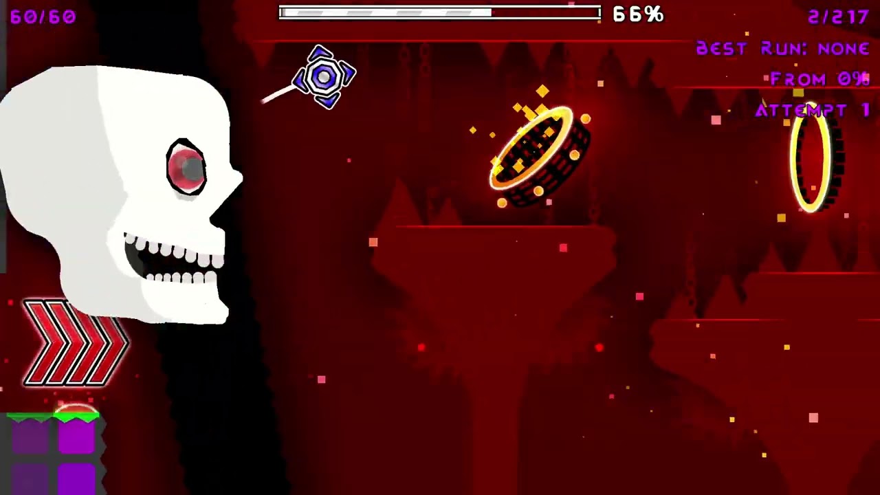 Geometry Dash CRAZY 100% (no coins)