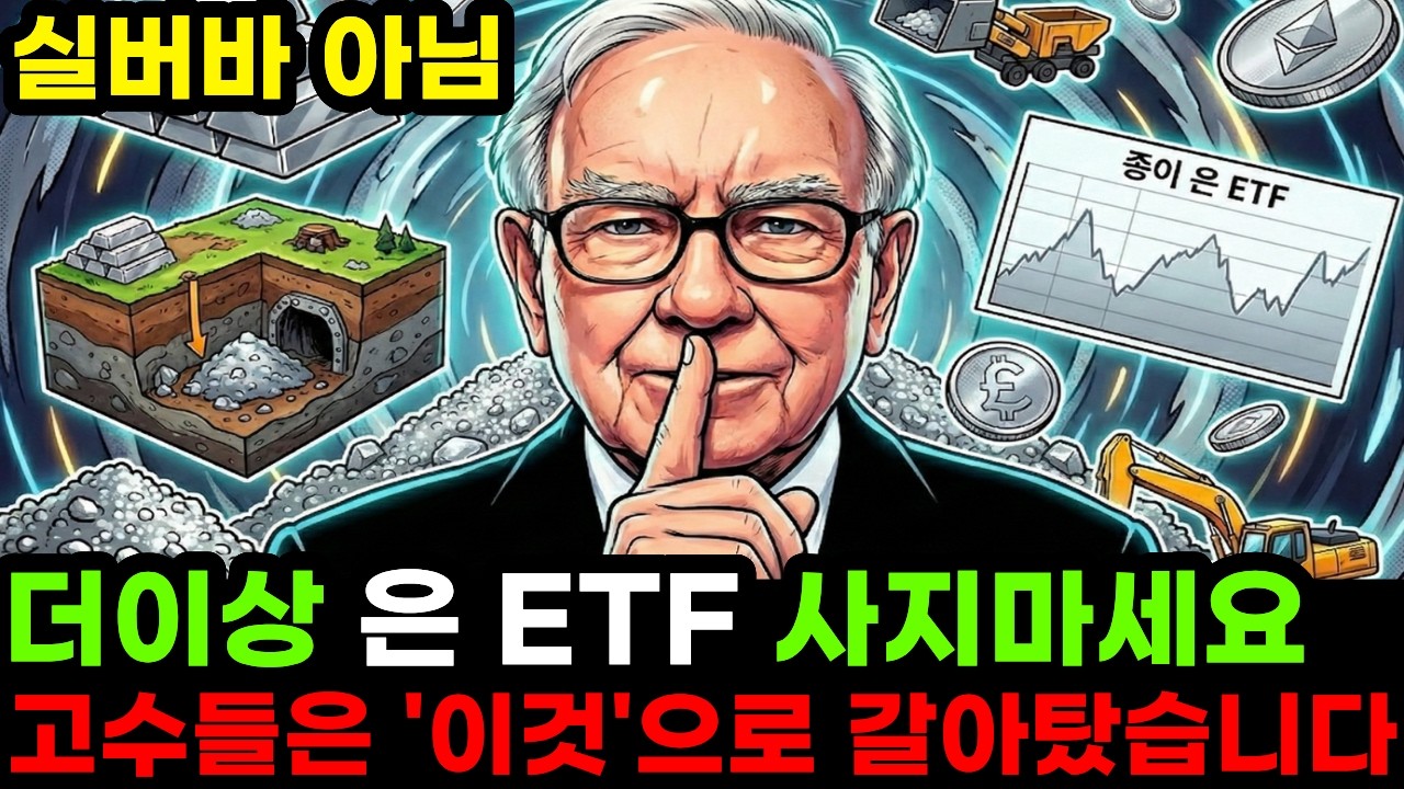 은투자 상위1%의 비밀 아직도 은 ETF만 고집하시나요? 은값 폭등직전에  ‘진짜 고수’들이 은 ETF 버리고 ‘이것’ 선택하는 소름돋는 이유 (실버바 추천 아닙니다)