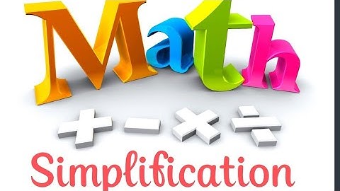 Simplification part -2 Grade 5