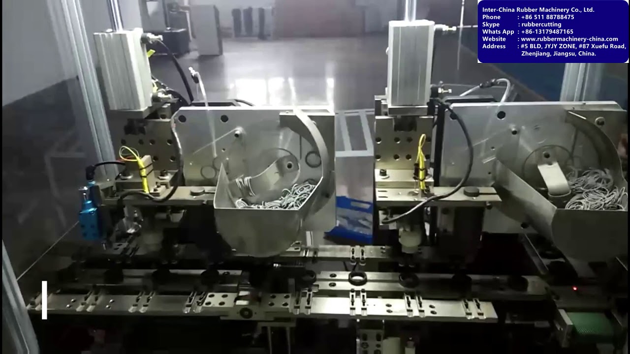 Oil seal spring loading machines; spring feeding machine for oil seal ...