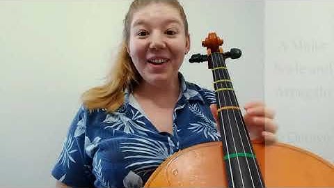 Cello | A Major Scale and Arpeggio - 2 Octave