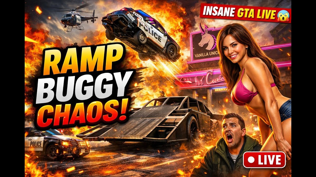 🔴GTA 5 LIVE Full Chaos in Los Santos Explosions Cops Madness Day # ...