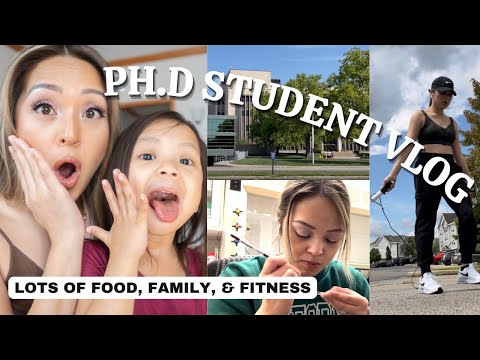 College Vlog | a week in my life as a Ph.D. student
