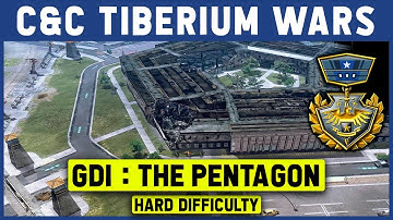 C&C 3 Tiberium Wars - GDI Mission 2 - The Pentagon [Hard / Patch 1.09] 1080p