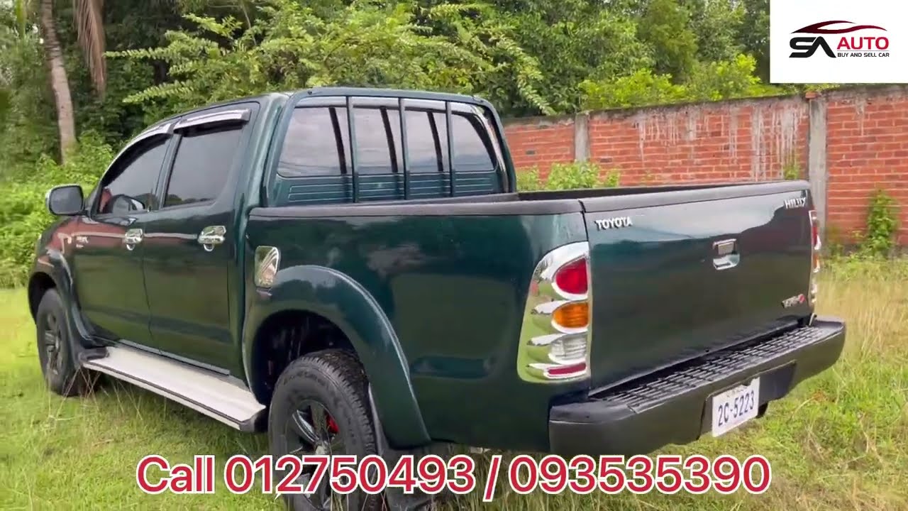 ស្តុកថ្មី Hilux Vigo 2005 ប៉ុង2 លេខដៃកាប់ពីតាស់ ឆ្វេងស៊ីន