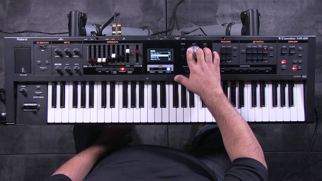 Roland V Combo VR 09 Drums and Audio Looper - YouTube