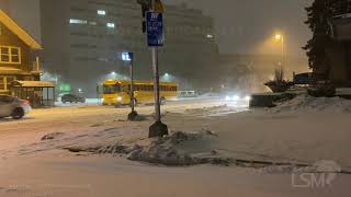 01-17-20 Madison, WI Heavy Snow,  Dangerous Travel And Winter Storm Jacob