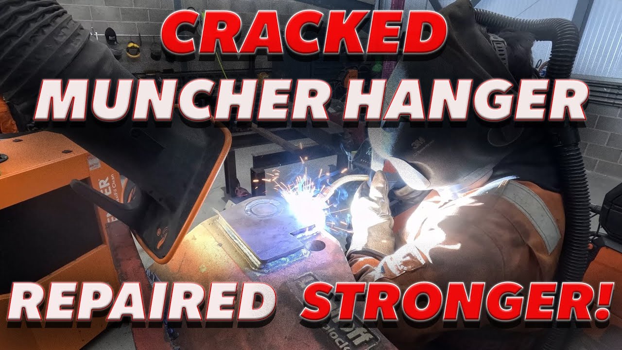 COLOSSUS 50T Excavator Muncher | Cracked! Hanger Repair!