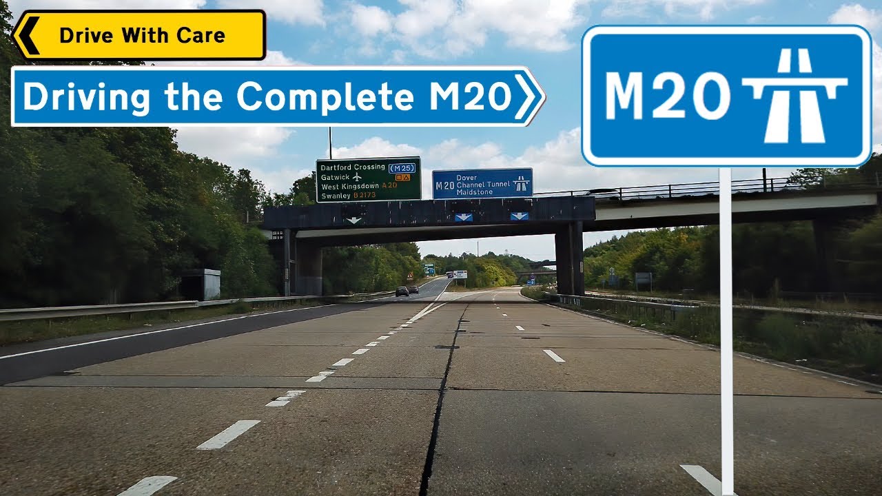 Driving the Full M20: Sidcup to Folkestone | Motorway Driving Tips & Hazard Awareness
