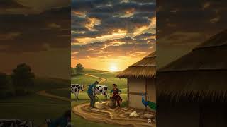 Village  Sunset