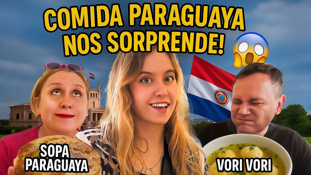 ¡Mis padres RUSOS prueban comida PARAGUAYA y el centro de Asunción los DEJA EN SHOCK!