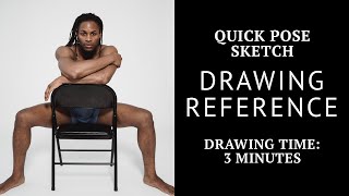 Sitting Male Drawing Reference