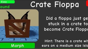 How To Get The “Crate Floppa” | Find The Floppa Morphs #roblox #floppa