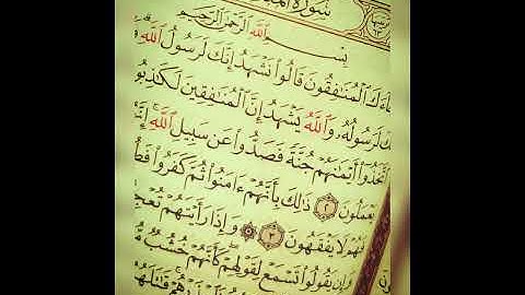 سورة المنافقون القارئ عماد الصمداني