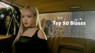 My Top 50 Kpop Biases (Updated)