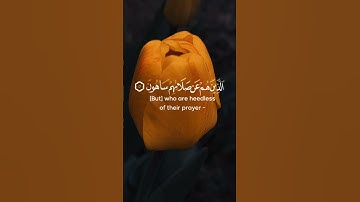 💟 تلاوة من سورة الماعون 💟 #quran #حالات_واتس #islamic