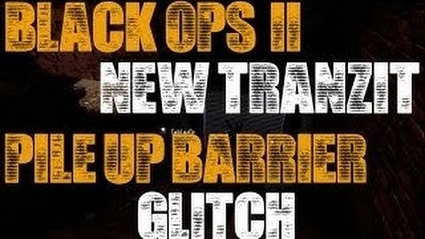 Black Ops 2 NEW Zombies Barrier Glitch After Patch Tutorial - GOD MODE / INVINCIBLE / UNTOUCHABLE