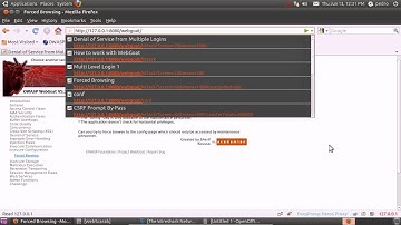 WebGoat - Forced Browsing