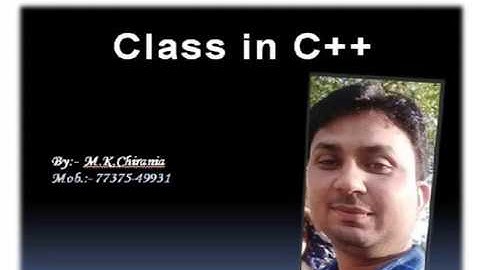 class in c++ | static member function | Friend function | Returning object  in Hindi and English