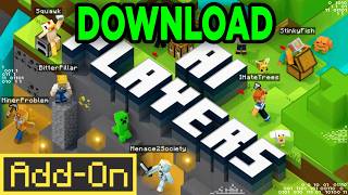 How To Download AI Players Addon Minecraft Bedrock! - Tutorial