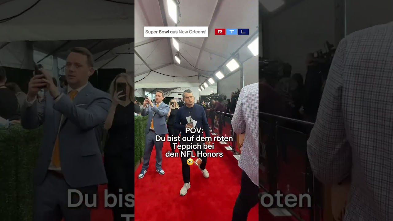Wir sind bei den NFL Honors 😍🏆 