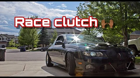 FRESH ACT LS CLUTCH FOR THE GTO! HOPE MY AXLES HOLD UP!