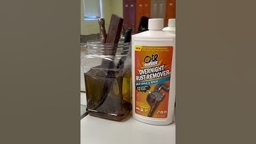 EASIEST RUST REMOVER! Car parts, tools, cookware, antiques - extra safe on parts! Very Easy!