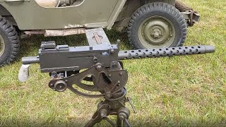 How To Operate A Wwii 30 Caliber Machine Gun
