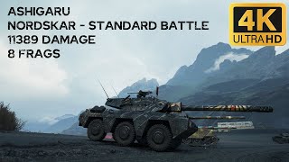Ashigaru 11,4k damage 8 frags on Nordskar - World of Tanks