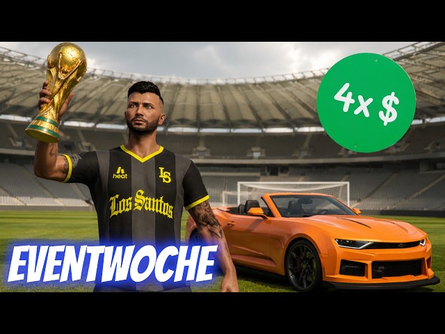 GTA 5 Online: 4X GELD & KOSTENLOSES WM TRIKOT! (Nicht verpassen!)