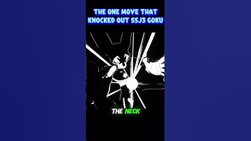 The One Move That Knocked Out Super Saiyan 3 Goku ! #crashout  #sparkingzero #dbz