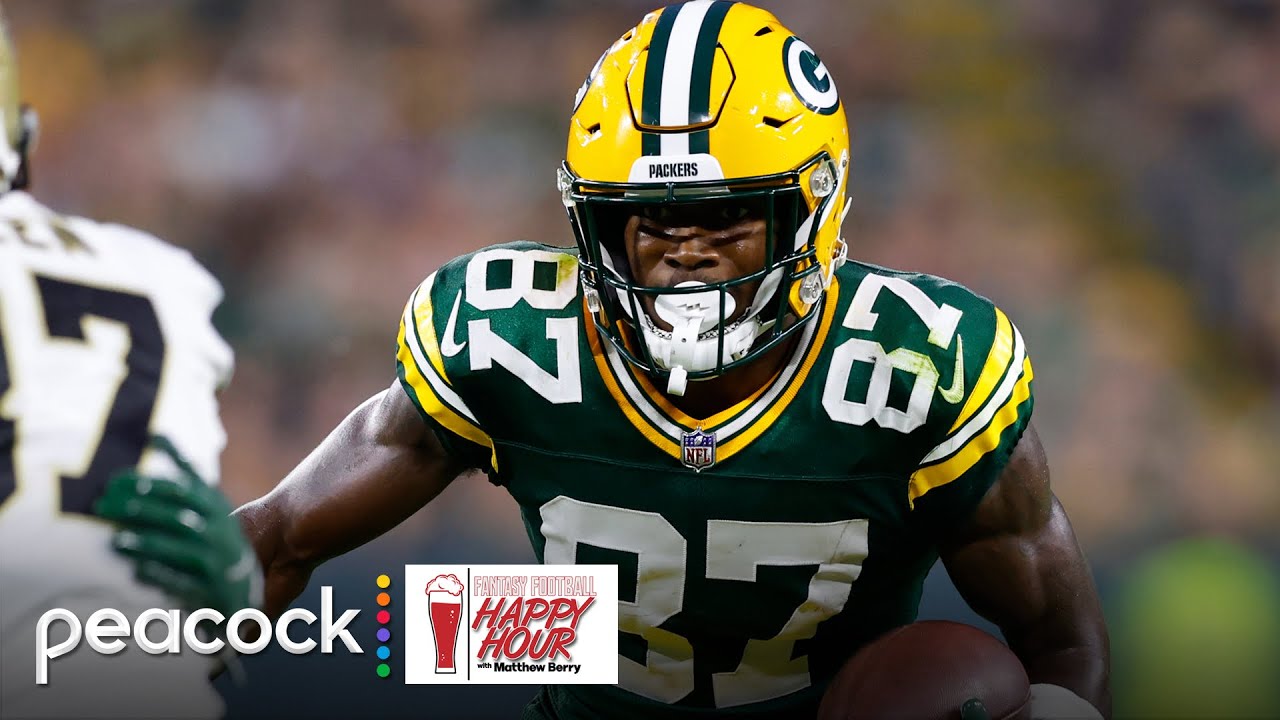 NFL Week 1 waiver adds led by Romeo Doubs, Rachaad White | Fantasy Football Happy Hour | NFL on NBC