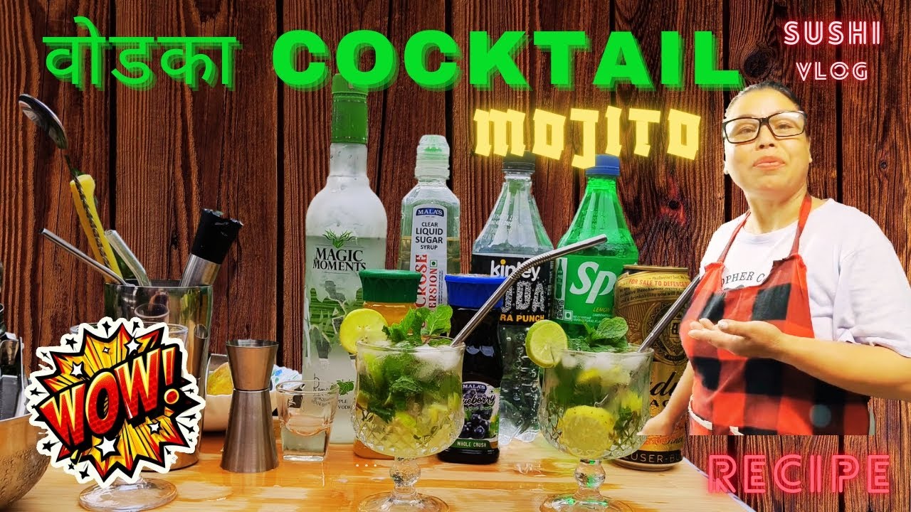 How to Make a Mint Mojito With Vodka || भोड्का मोहिटो || DARJEELING | NEPAL || 