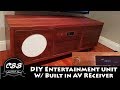 DIY Entertainment Unit w/ Build in AV Receiver DIY Entertainment Unit w/ Build in AV Receiver