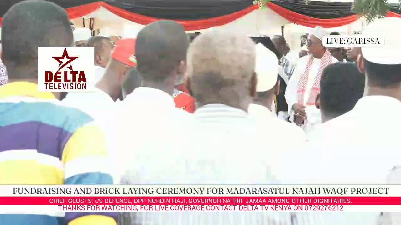 FUNDRAISING AND BRICK LAYING CEREMONY FOR MADARASATUL NAJAH WAQF PROJECT