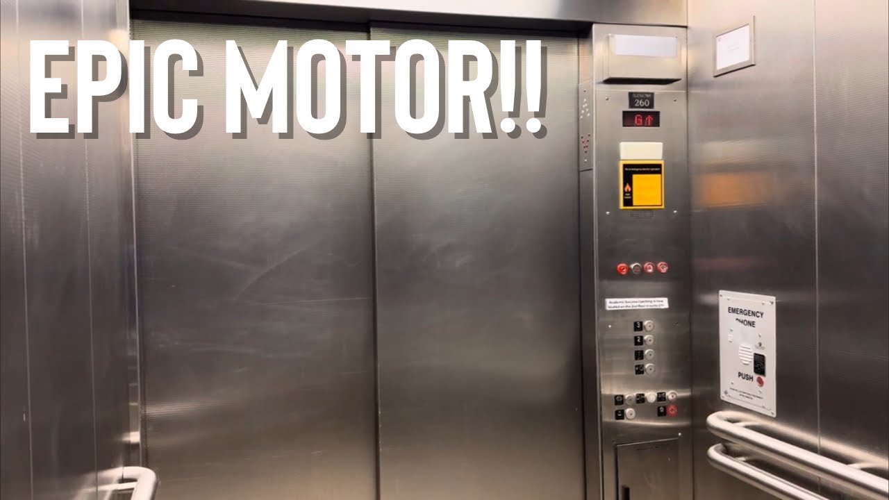 EPIC IMPERIAL MOTOR Montgomery KONE Hydraulic Elevator 2 at Mary Gates Hall UW Seattle, WA