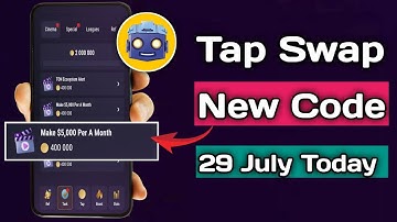 Make $5000 per a month with Crypto bots! | Tapswap 29 July Code | Today Tapswap code