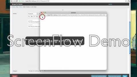 Embedding a Youtube Video into the CMS