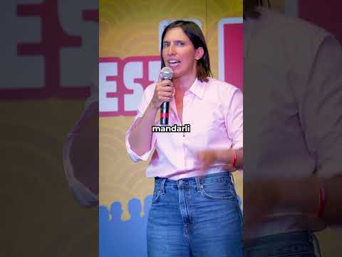 Video Elly Schlein - Giorgia Meloni pensa a cacciare i bambini dalle classi. … (21.09.26)