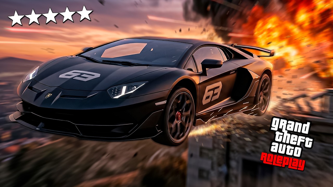 USÉ ESTE LAMBORGHINI para SALVAR a mi NOVIA RUSA de los JAPONESES en GTA 5 RP