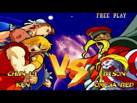 (PS4) Marvel Super Heroes vs Street Fighter Ken and Chun-Li arcade mode