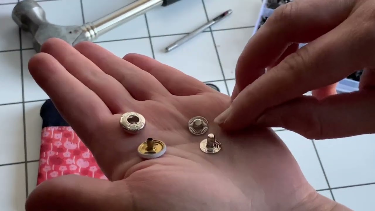 Tutorial: ¿Cómo poner snaps metálicos?